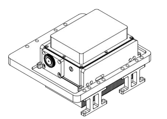 All solid state EOM Q-switched laser at 532 nm
