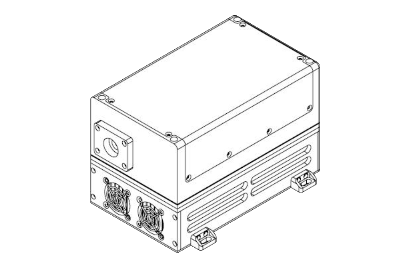 High energy solid state Q-switched laser at 532 nm