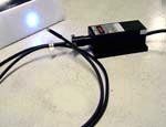 Laser fiber coupling