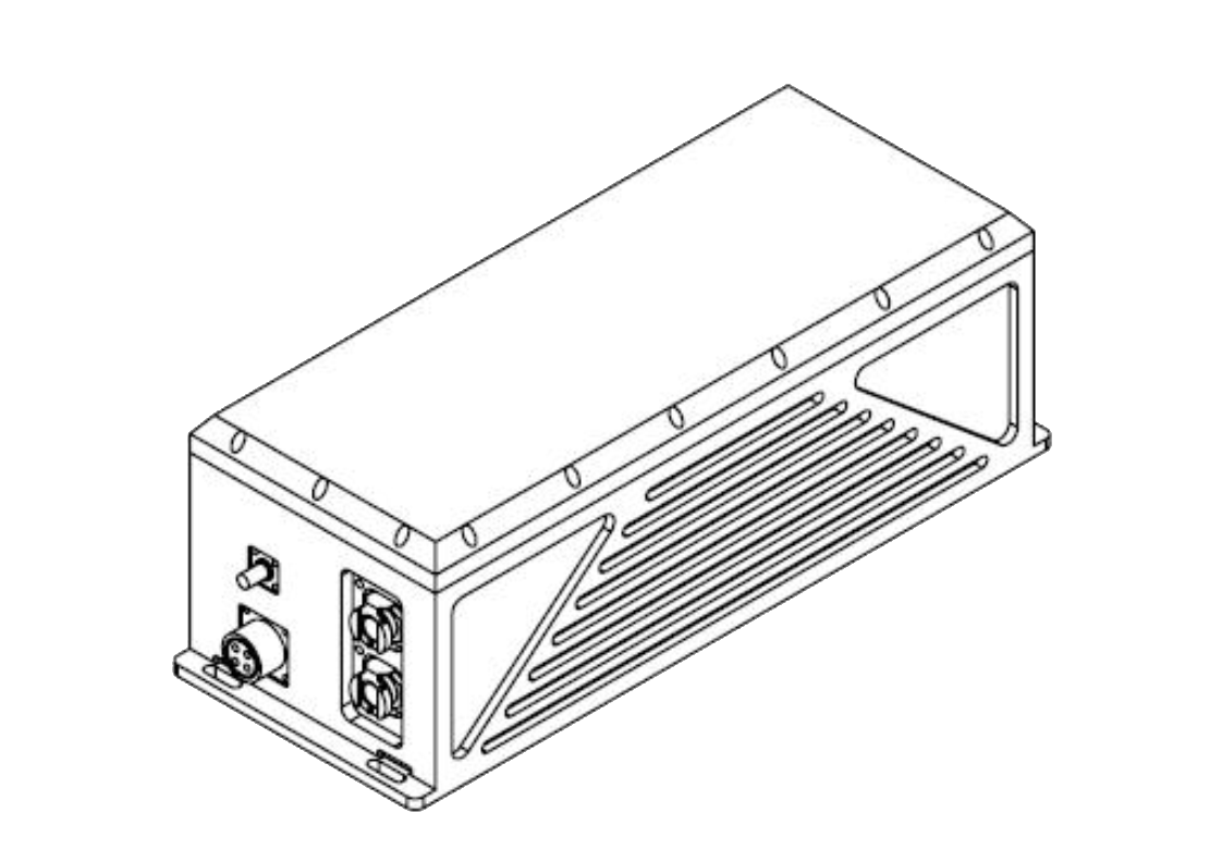 High energy acousto-optically Q-switched green solid state laser at 532 nm (DPSS)