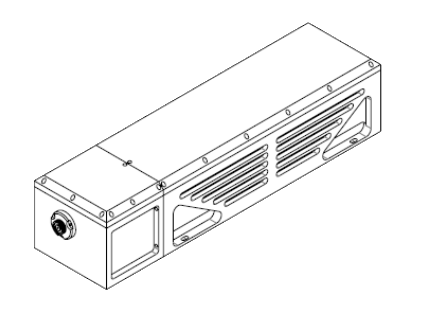 Elekrooptisch gütegeschalteter lampengepumpter Festkörperlaser mit 532 nm Wellenlänge