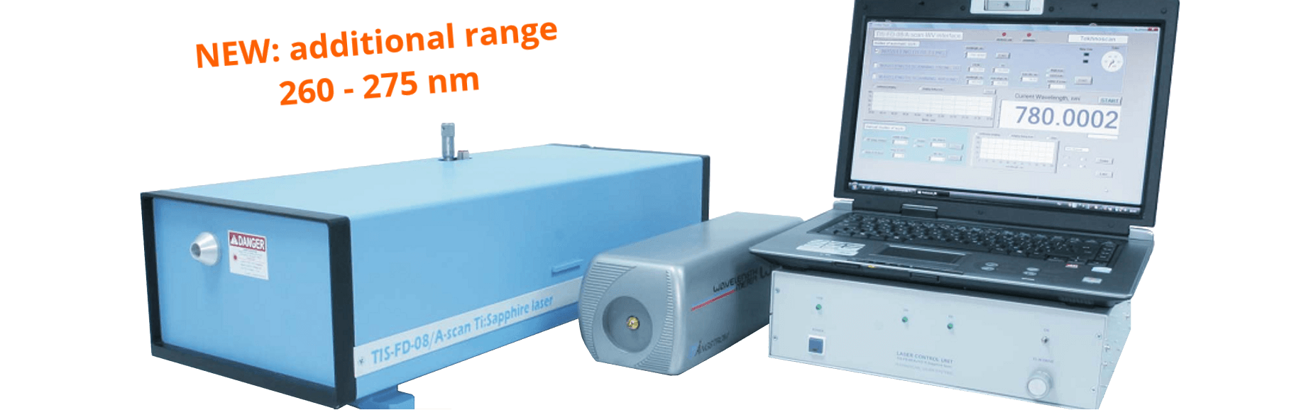Titan Saphir Laser farbstofflaser durchstimmbar schmalbandig CW continuous wave dye Ti:Sa tunable narrow linewidth