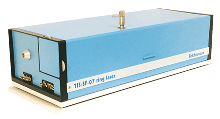Ti:Sapphire ring laser tunable single frequency CW