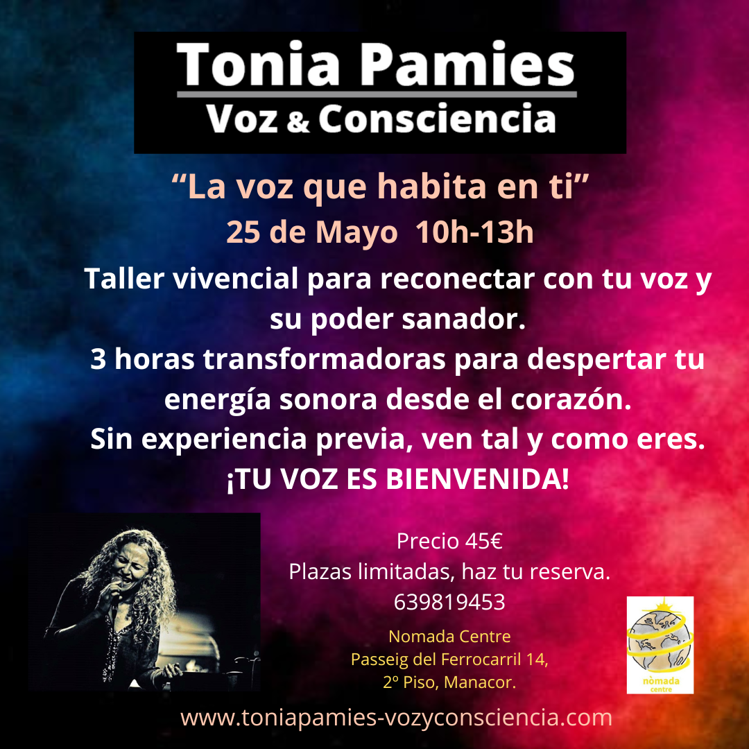 TE ESPERO EL PRÓXIMO DOMINGO 25 DE MAYO EN MANACOR, NO PUEDES PERDERTE ESTE TALLER DISEÑADO CON MUCHÍSIMO AMOR.