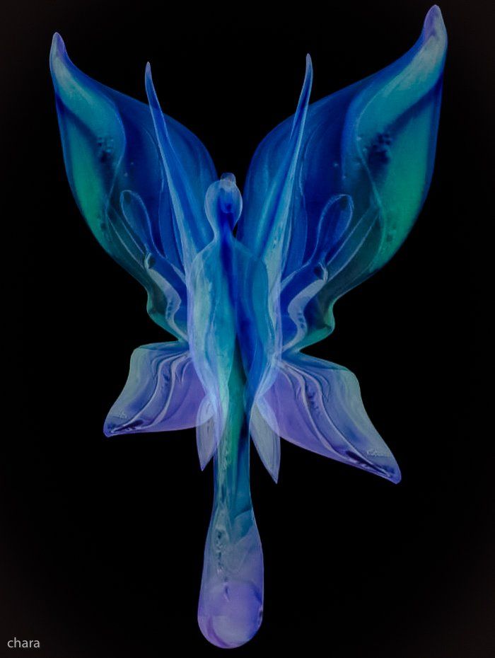 Ngel'Art - chara - 3D - Digital arts - blue Purple green