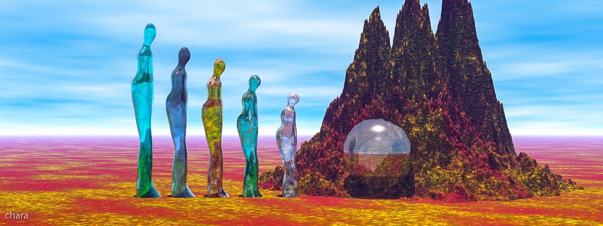 Ngel'Art - chara - 3D - Digital arts 4 angels sunset