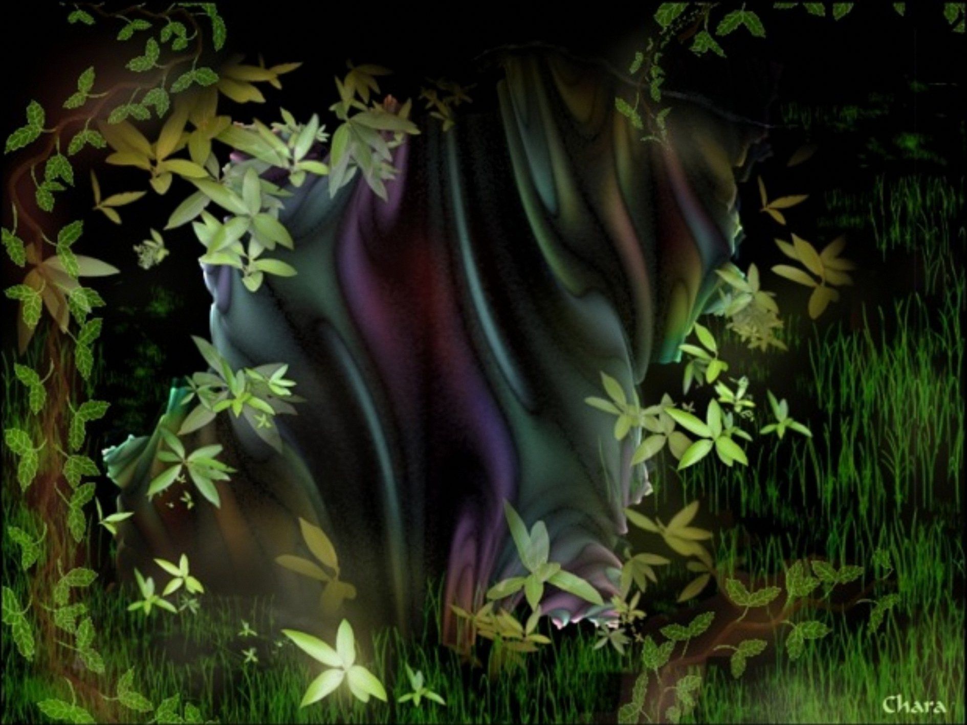 chara digital art - fractals - numeric paintings chara digital art - fractals - numeric paintings - forest 1
