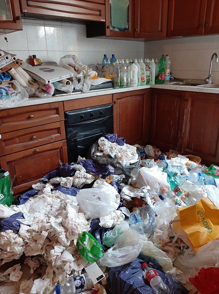 impresa di pulizie sindrome di accumulo