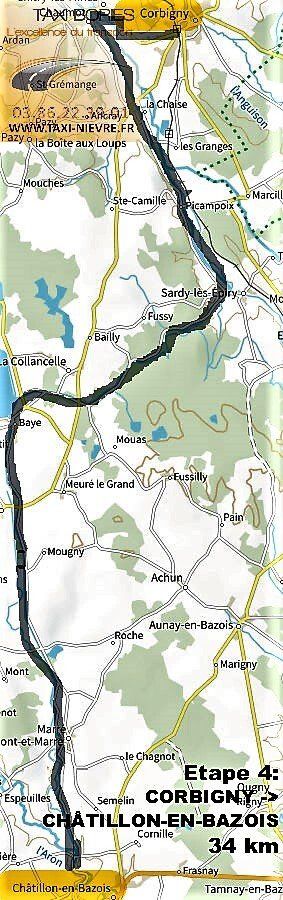 navette du nivernais entre Corbigny et Châtillon en Bazois