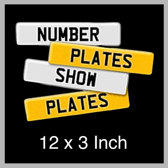 Show number plate