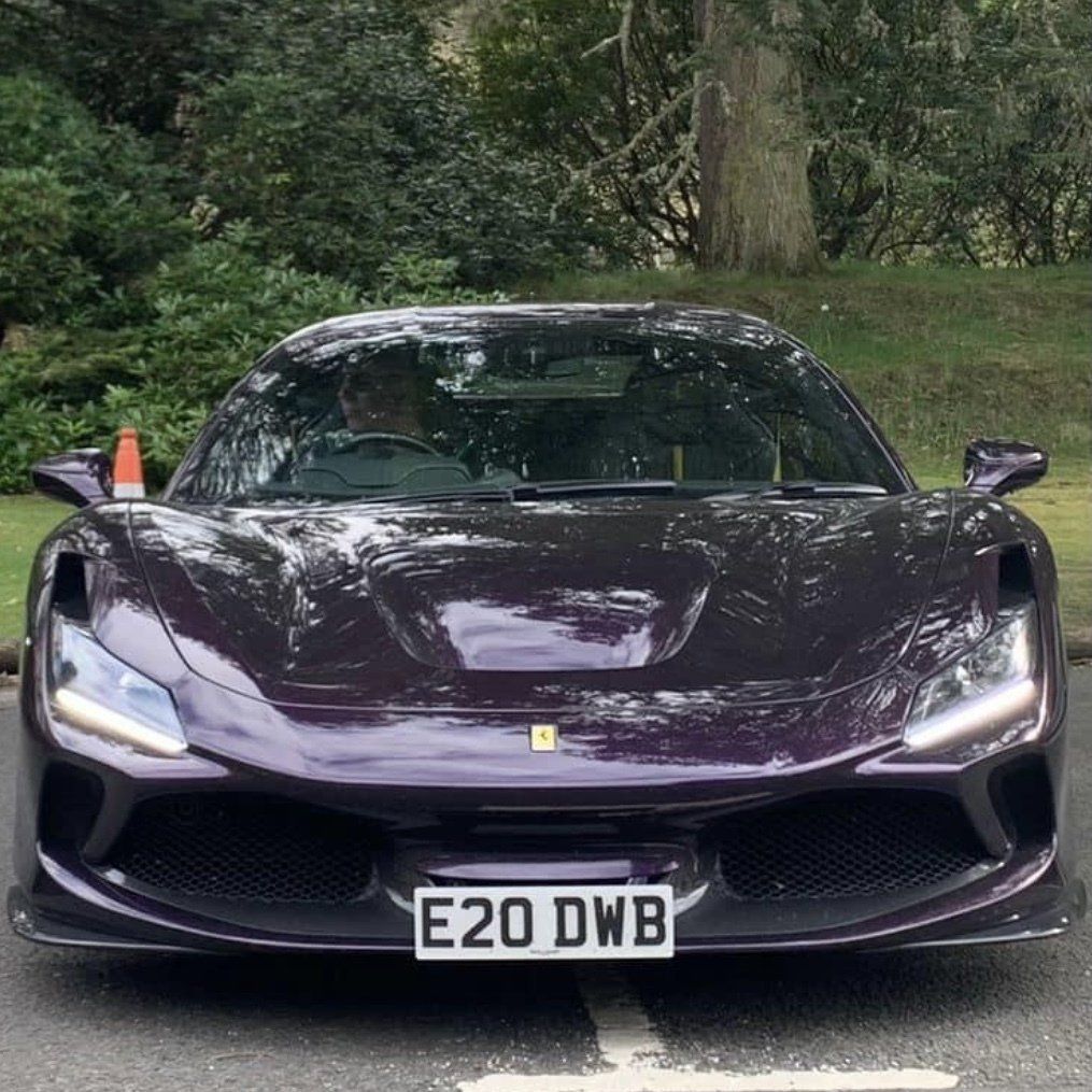 Ferrari F8 Tributo front number plate