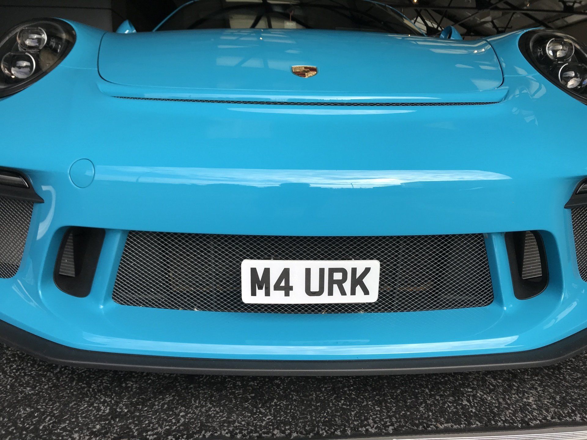 Porsche 991 front license mount