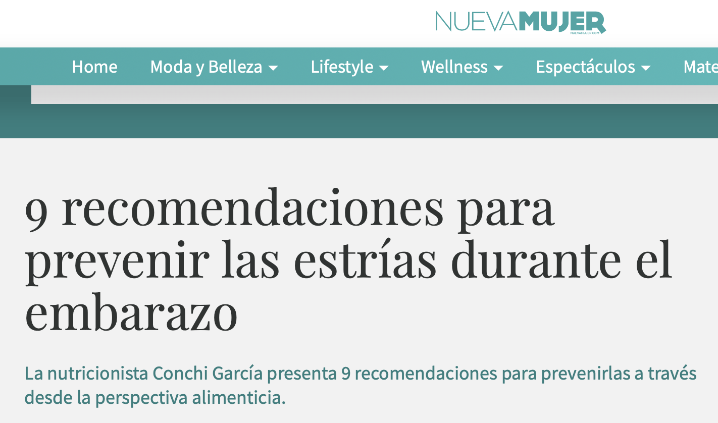 Nutricionista Conchi García