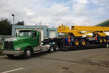 Transportar maquinaria de mineria y obras publicas a Peru