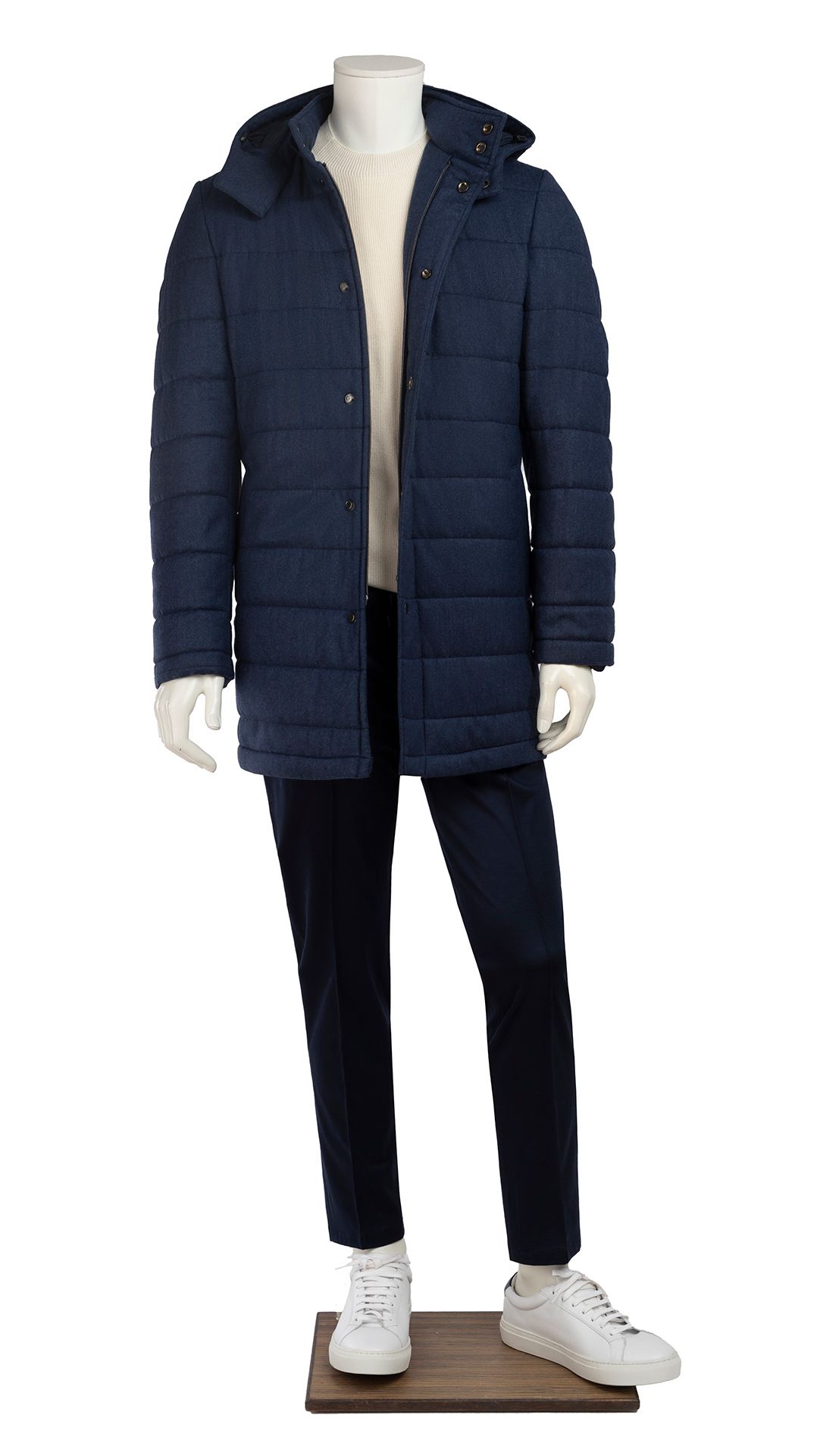 Maßkunst MAßMODE MÜNCHEN - Mantel / Parka blau nach Maß