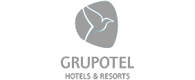 Logo de Grupotel, cliente de servicios de socorrismo con J&J socorrismo y seguridad.