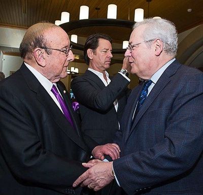 Record Executive Clive Davis with Marc Redlich Clive Davis
