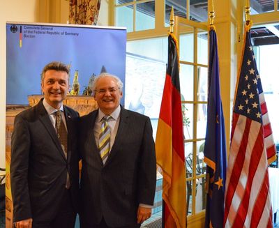 Consul General of Germany, Hon. Rolf Horlemann with Marc Redlich Hon. Rolf Horlemann