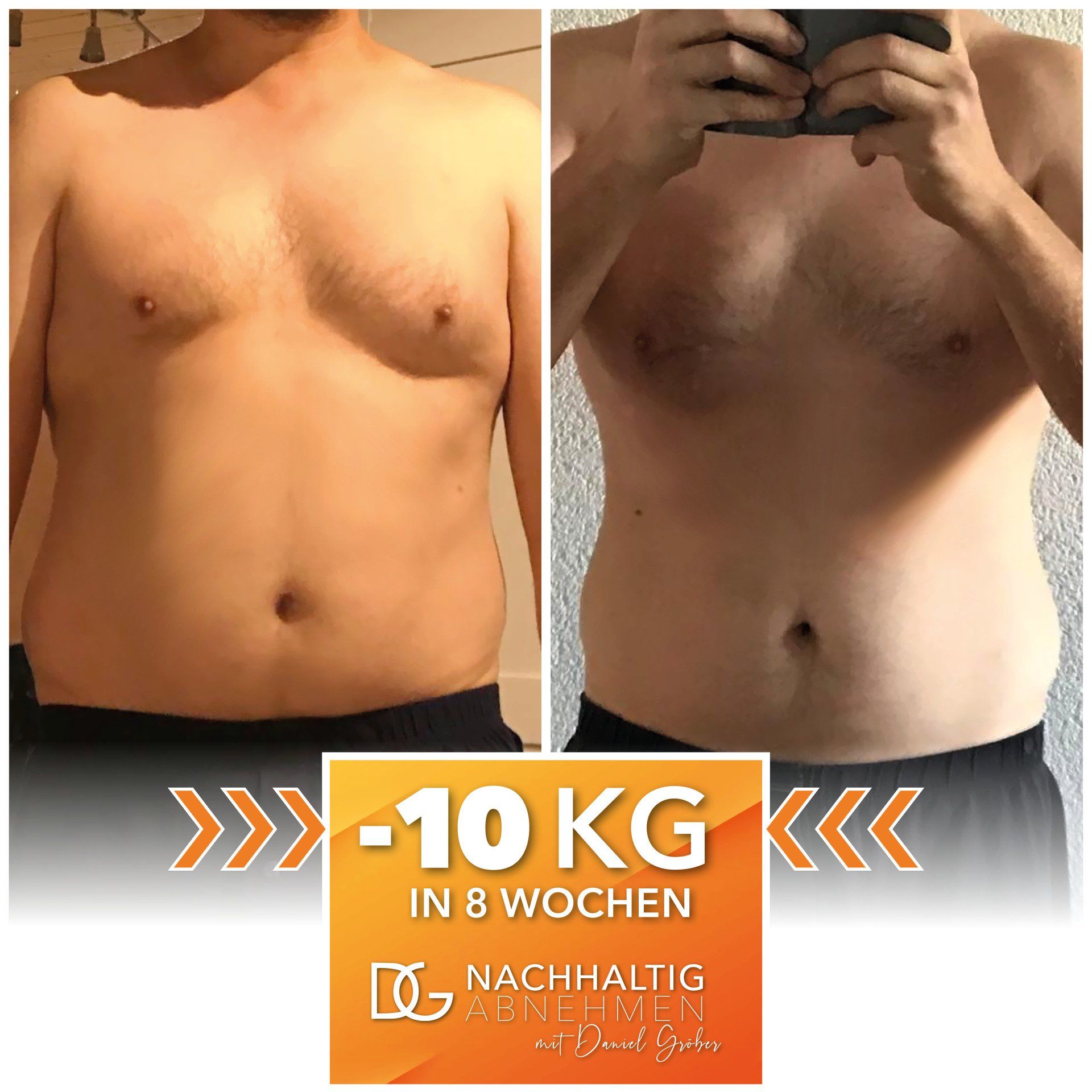 Kundenerfolg Daniel Gröber 10kg abnehmen in 8 Wochen