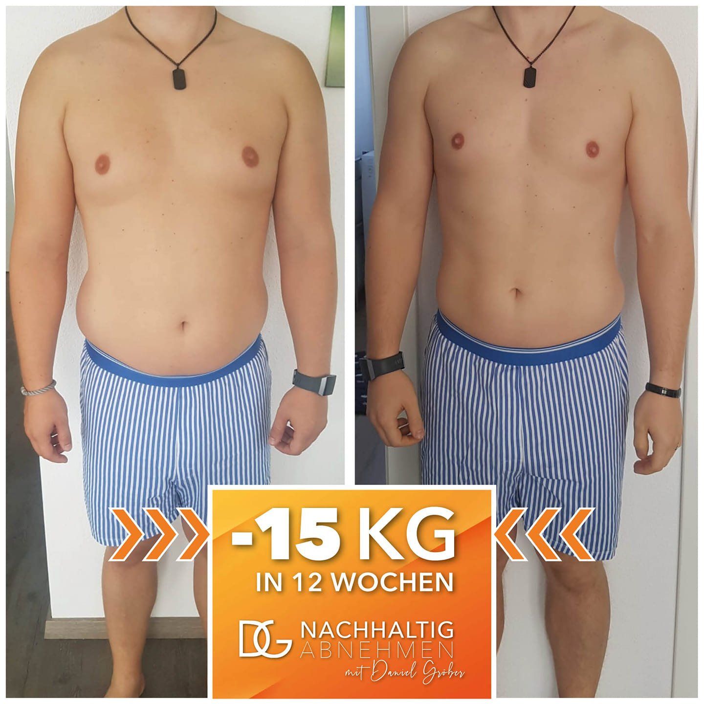 Kundenerfolg Daniel Gröber 15 Kilo Abnehmen in 12 Wochen