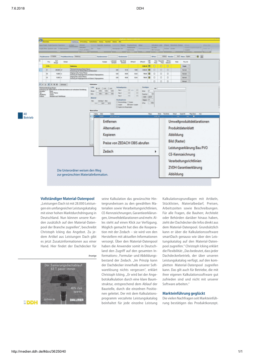 DDH Materialdatenpool Seite 2