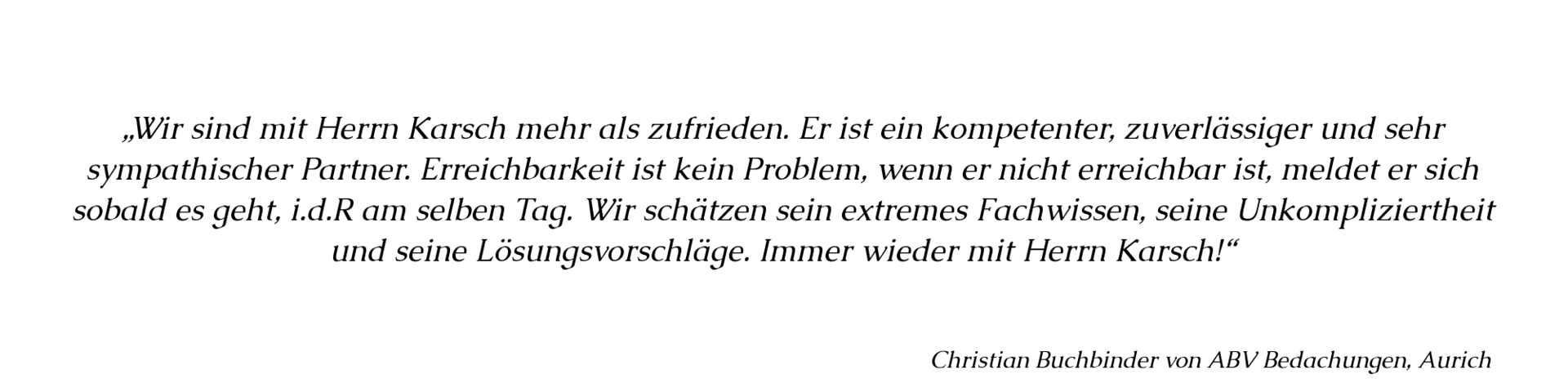 Dachdecker Software Kundenstimmen