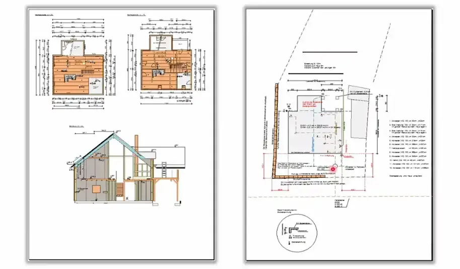 3D CAD Software und CAD CAM Software Um Ihnen die Arbeit zu erleichtern und die Resultate noch anschaulicher zu gestalten, leistet die 3D CAD Software gute Dienste. So werden die gewünschten Ergebnisse noch anschaulicher und können besser beim Kunden präsentiert werden – denn dieser kann sich so als Laie das Endergebnis um ein Vielfaches besser vorstellen. Neben dieser Holzkonstruktion Software bieten wir außerdem eine CAD CAM Software an, mit der die Planung, die Entwicklung und die Fertigung von Prototypen, fertigen Bauteilen und Produktionsabläufen noch detaillierter dargestellt werden kann. So ausgerüstet wird die Holzbauplanung für Ihr Unternehmen zum Kinderspiel.