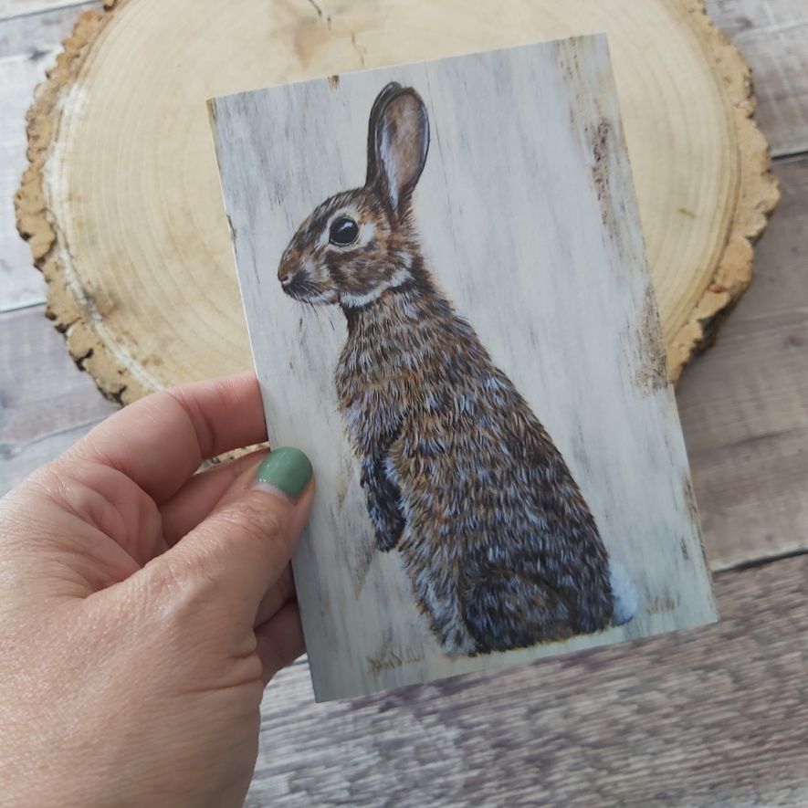 Rabbit greeting card