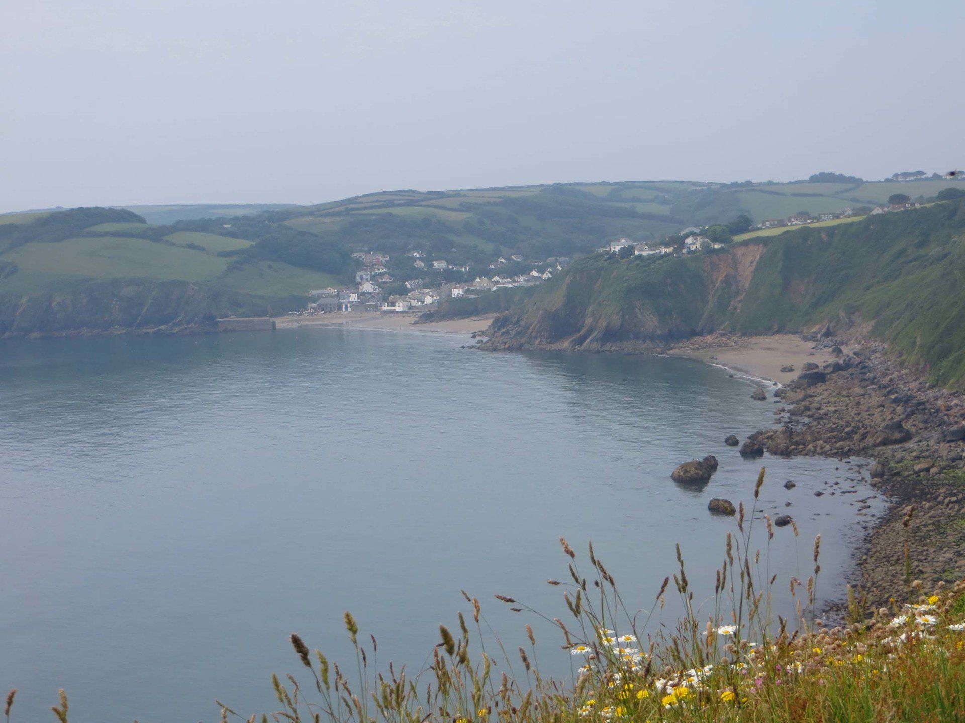 Gorran Haven from the coastal path