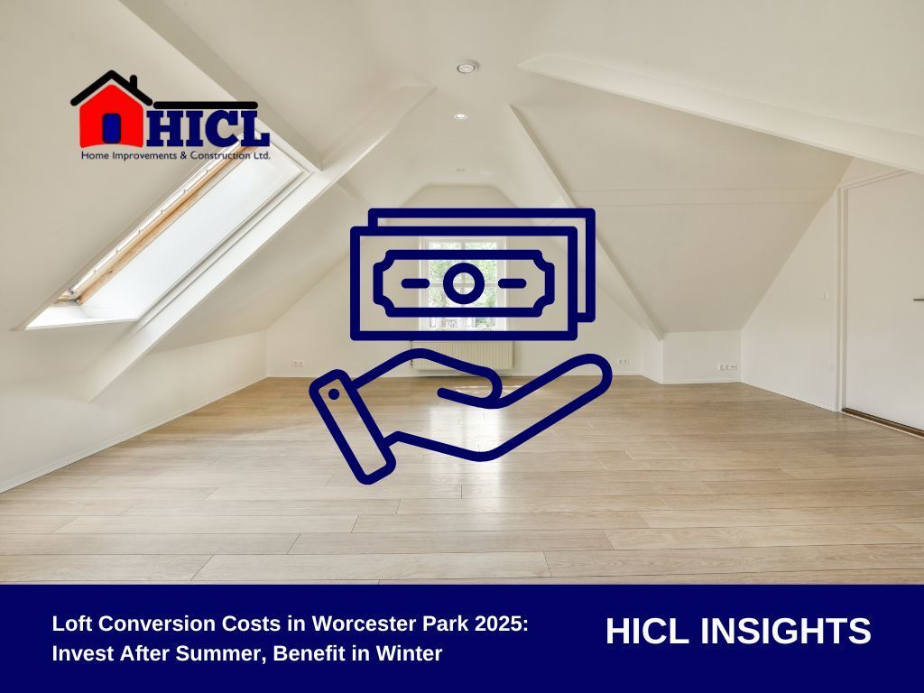 Loft Conversion Costs in Worcester Park 2025: Invest After Summer, Benefit in Winter