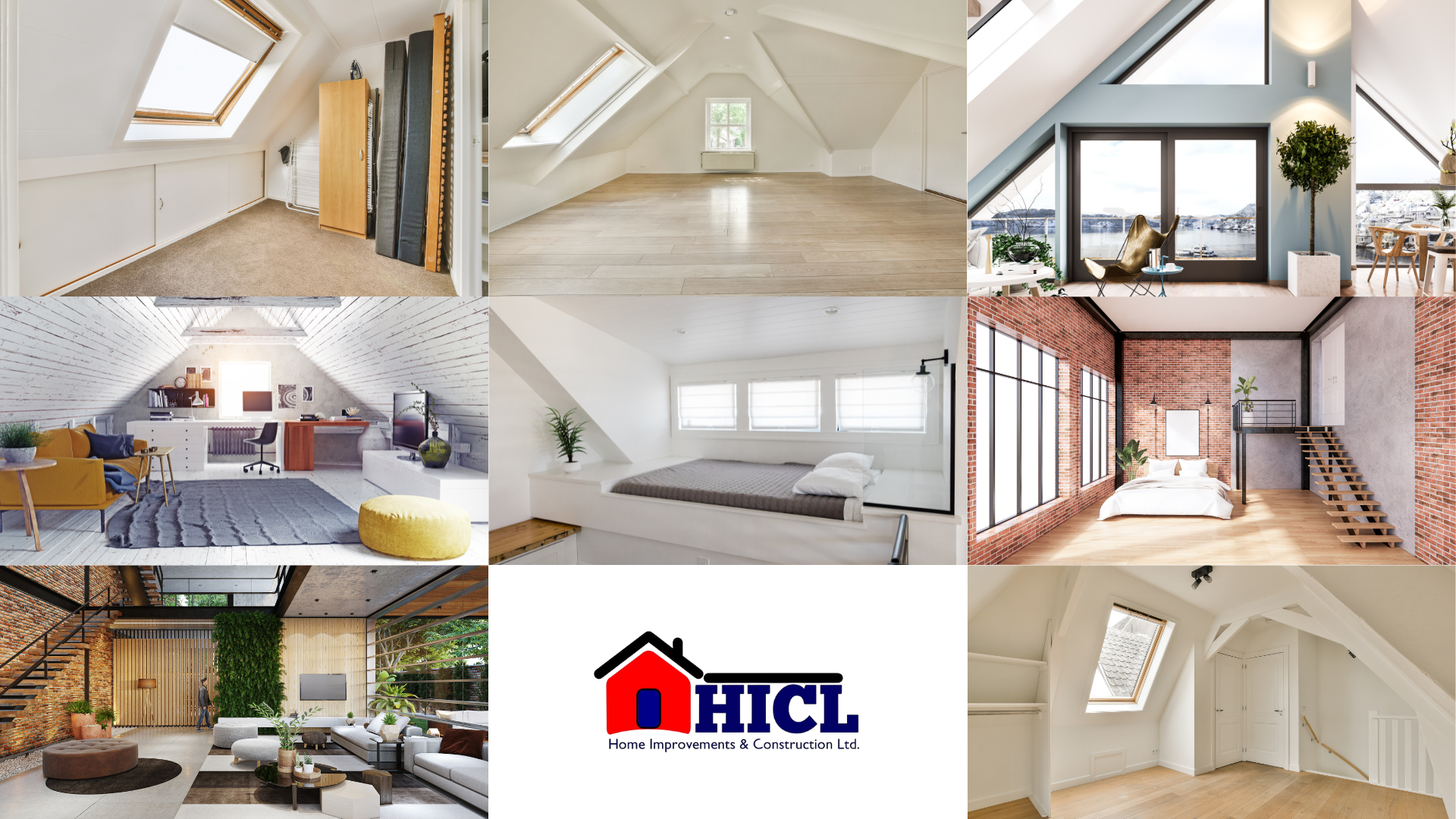 A collage of our past renovation projects.