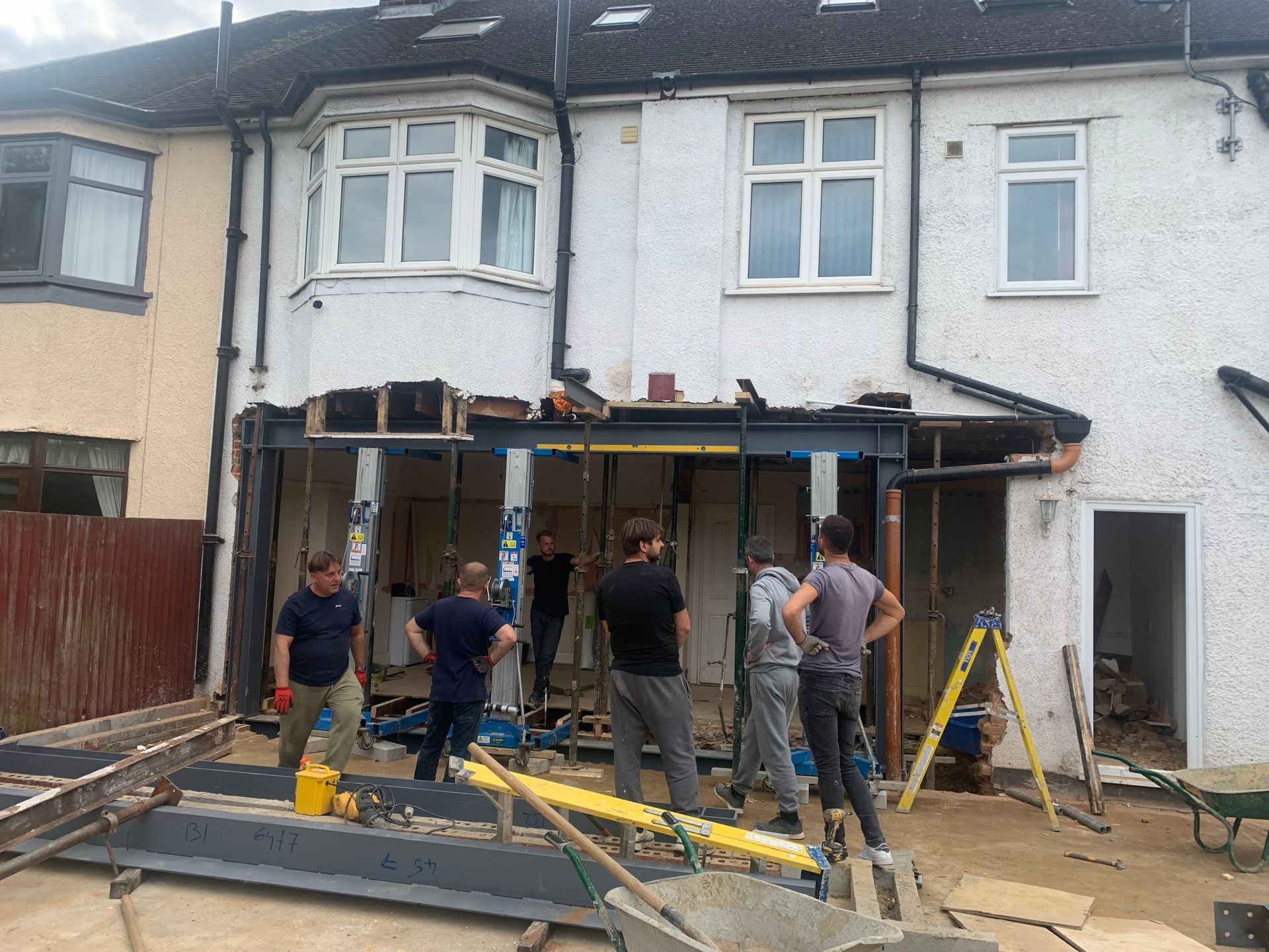 Extension Steel Installation