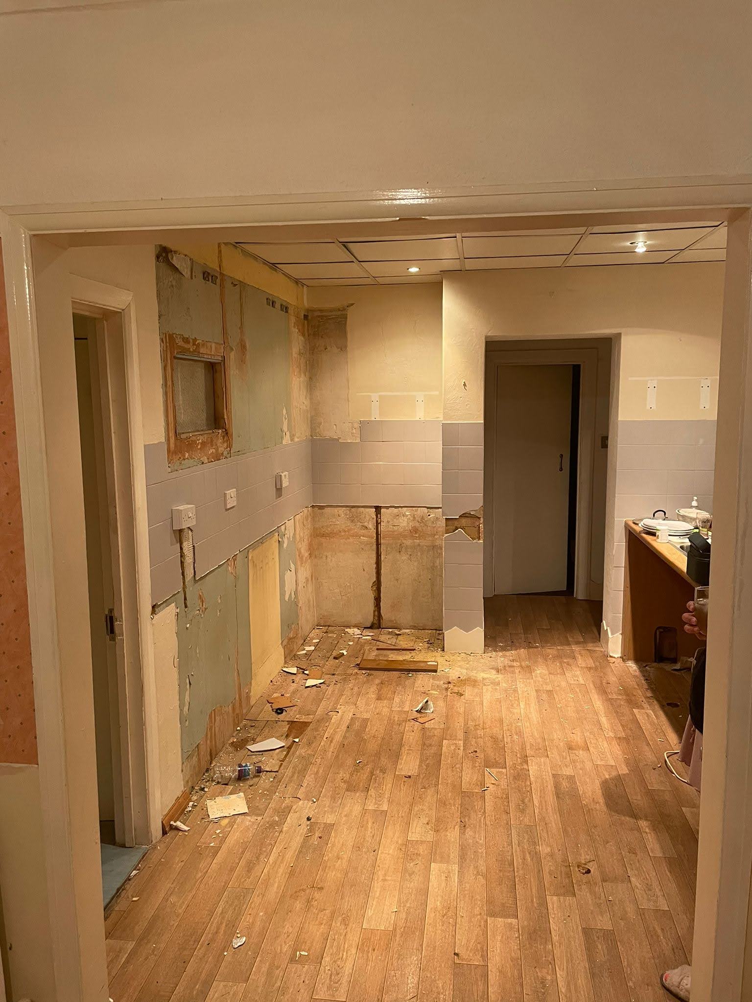 Extension internal demolition