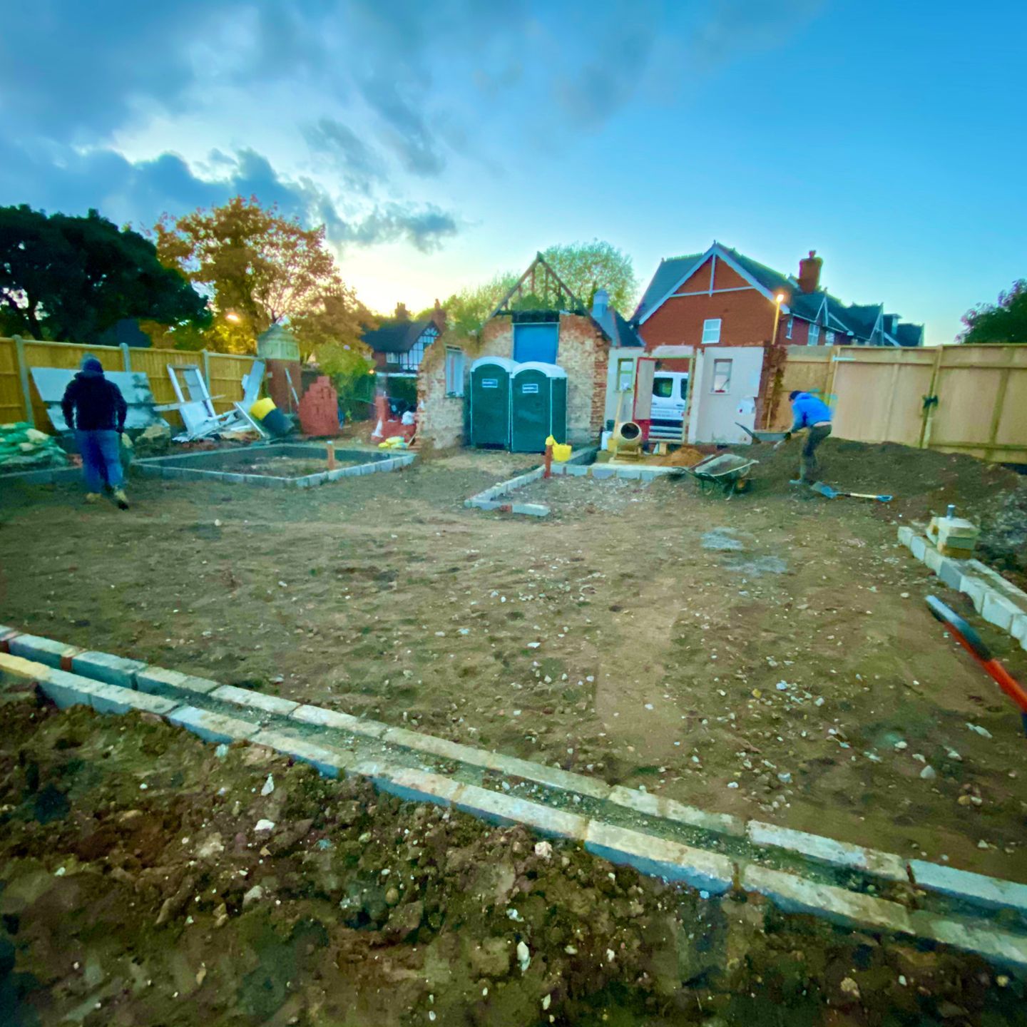 New build foundations