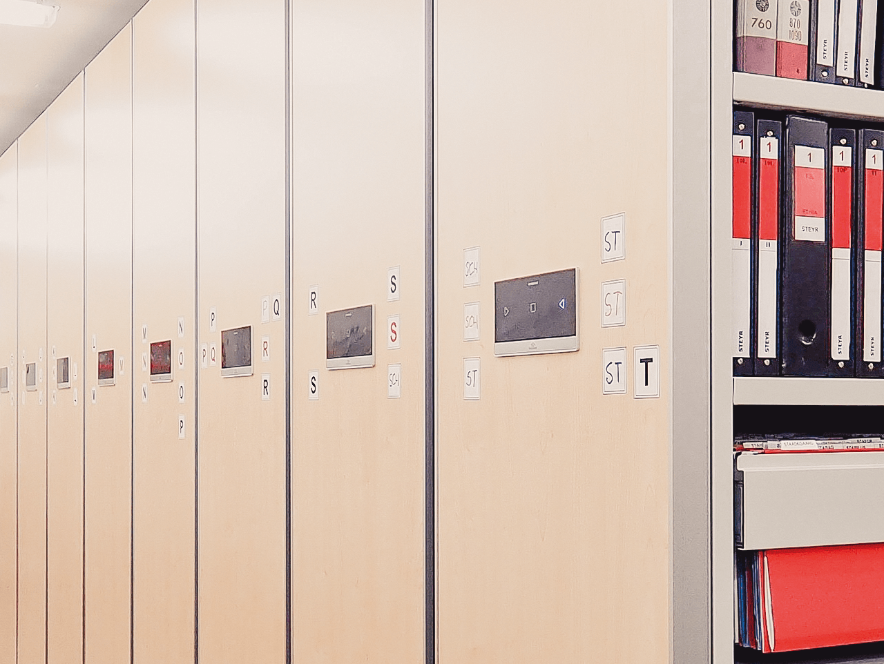 Prillinger Agrarhistorisches Archiv Ausstattung mit automatischem Regalsystem Prillinger Agrarhistorisches Archiv Ausstattung mit automatischem Regalsystem