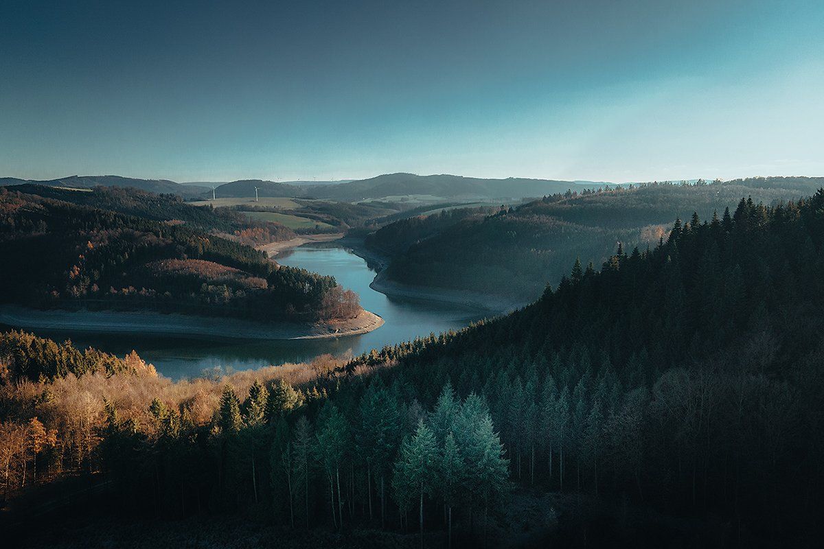 Die Möhntalsperre auf der Luft, Deutschland