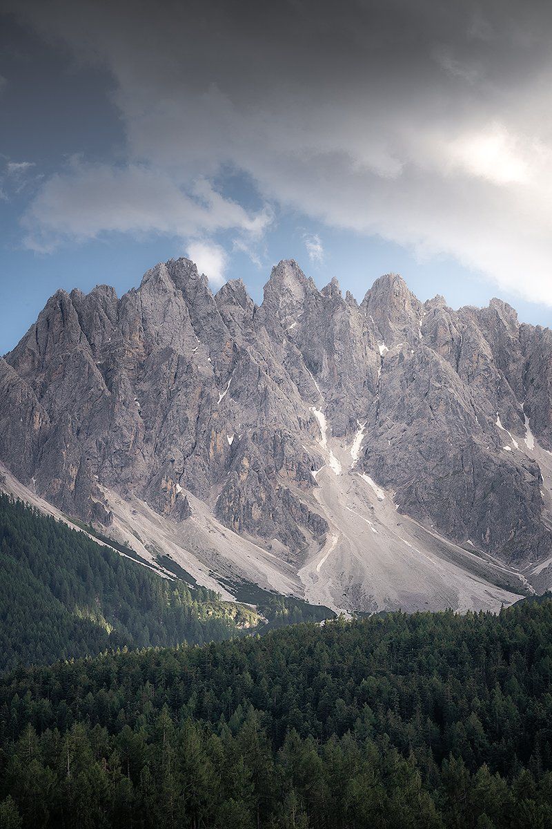 Die Haunoldgruppe, Bergkette in den Dolomiten