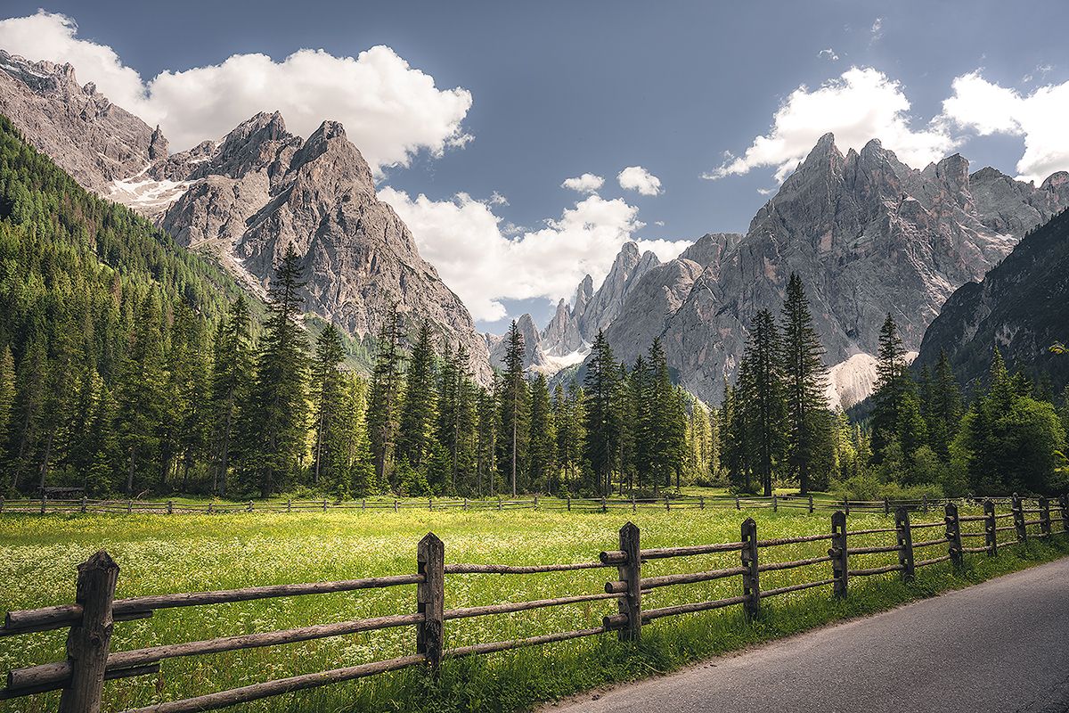 Fischleintal im Sommer, Dolomiten