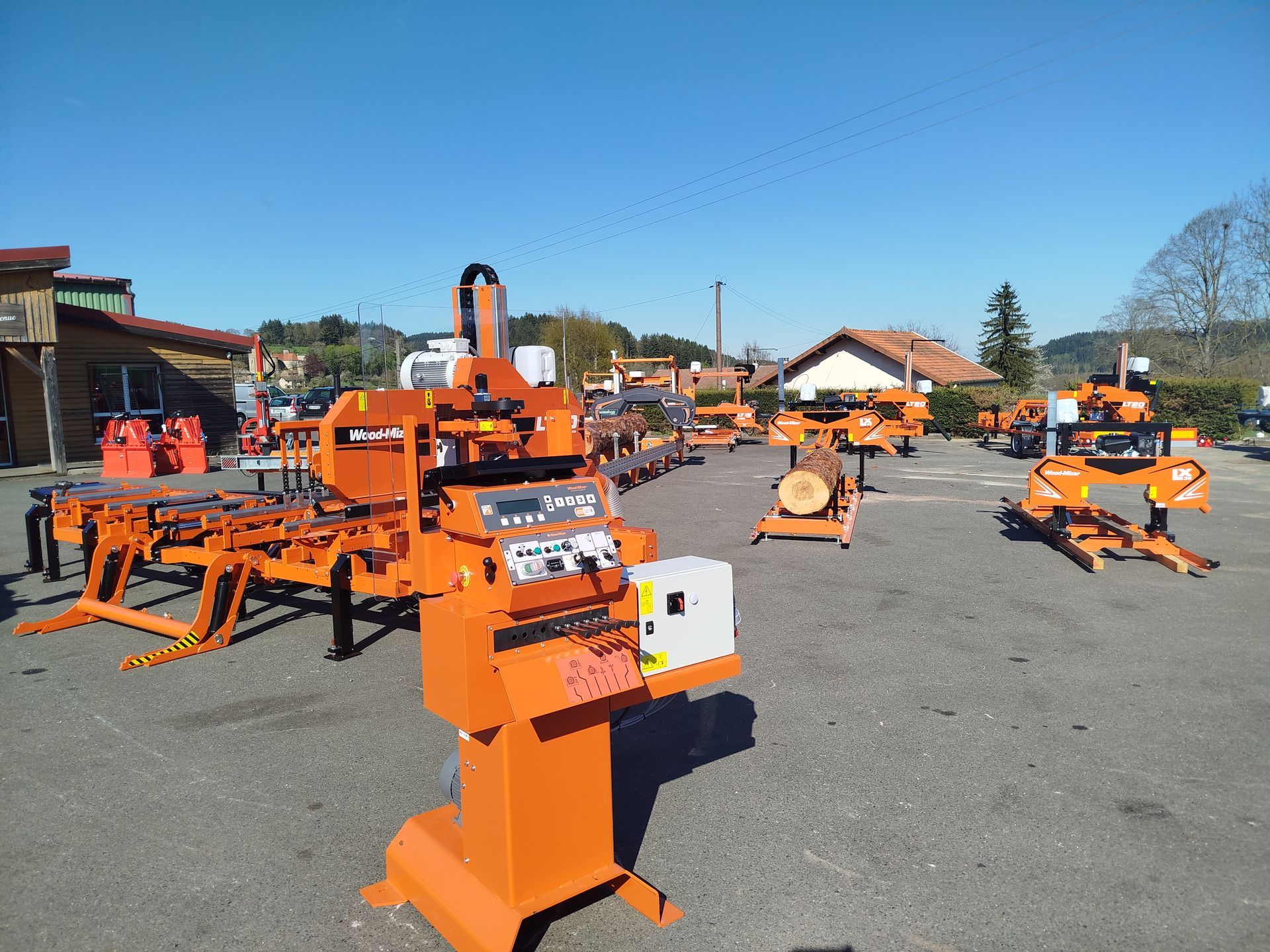 scierie LT20START WoodMizer chez giraud matériels forestiers