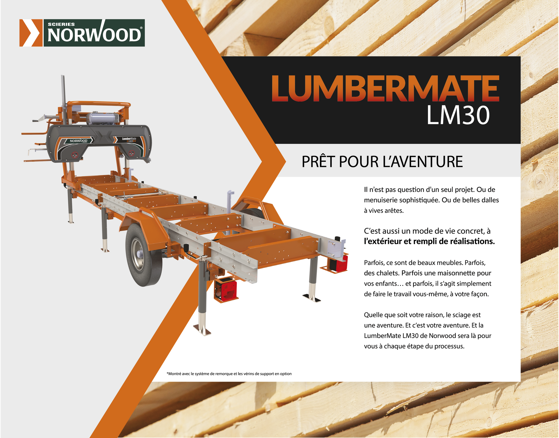 cliquez pour zoomer BROCHURE Scierie mobile HD36 V2 Norwood