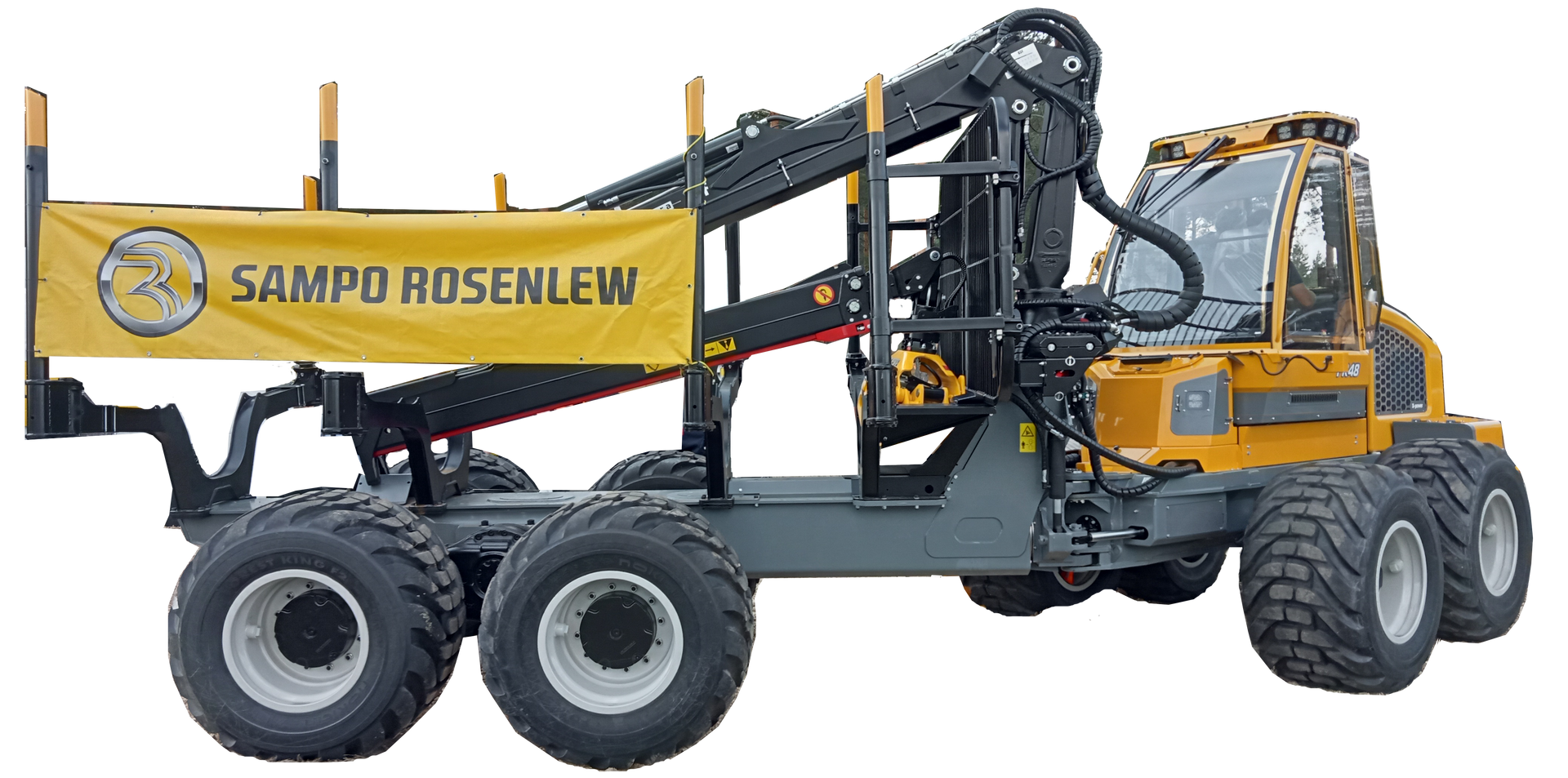 porteur forestier finlandais SAMPO ROSENLEW chez giraud matériels forestiers