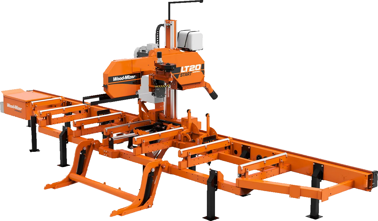 LT20 WOOD MIZER SCIERIE SCIE A LAME A RUBAN CHEZ GIRAUD FOREST