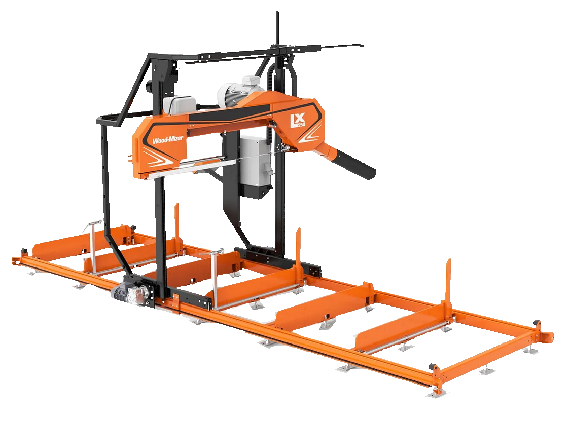 LX250 START WOOD MIZER SCIERIE SCIE A LAME A RUBAN CHEZ GIRAUD FOREST