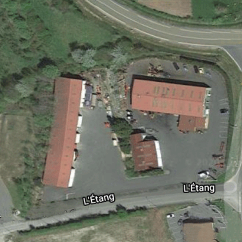 vue google maps de giraud 2 za de l'étang 42440 noirétable