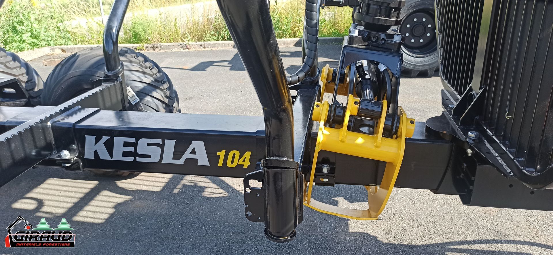 pine sur poutre grue kesla 144
