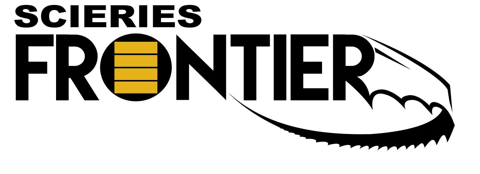 ets Giraud-importateur exclusif des scieries mobiles FRONTIER logo Frontier scierie à grues commercialisées par les Ets Giraud importateur exclusif des scieries mobiles Frontier