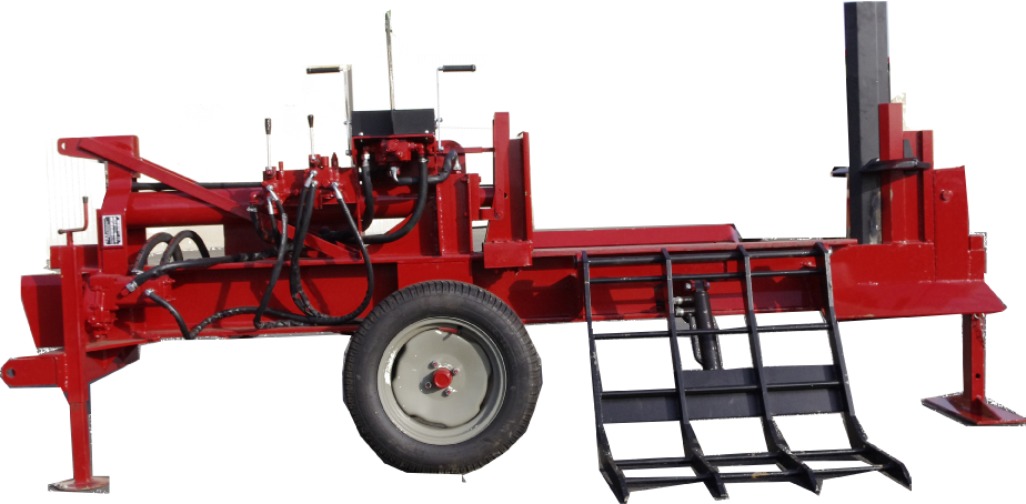 vue STCOC fendeuse OMA chez Giraud matériels forestiers.