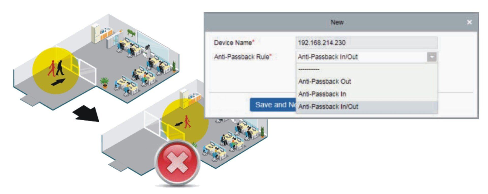 Anti-passback ZK BioAccess Anti-passback ZK BioAccess