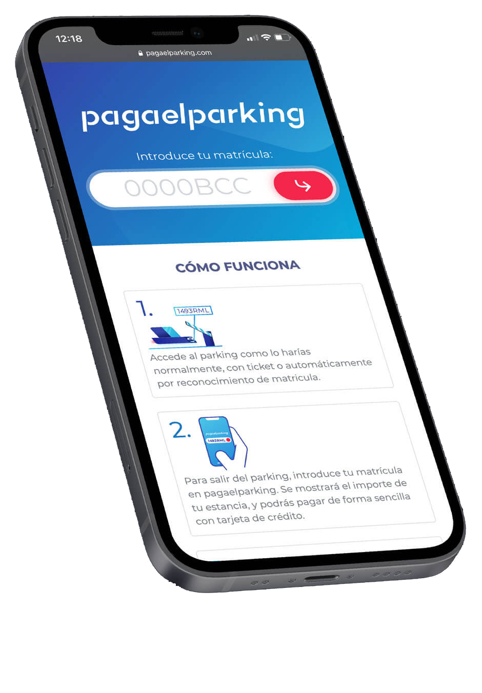 Aplicación para pagar el parking de autocaravanas Cajero online parking autocaravanas