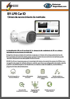Catálogo cámara LPR de reconocimiento de matrículas Catálogo cámara LPR de reconocimiento de matrículas